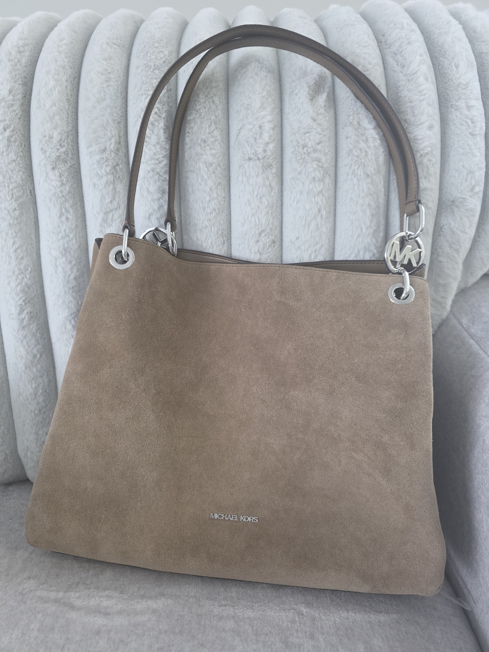 Michael Kors Suede Shoulder Bag
